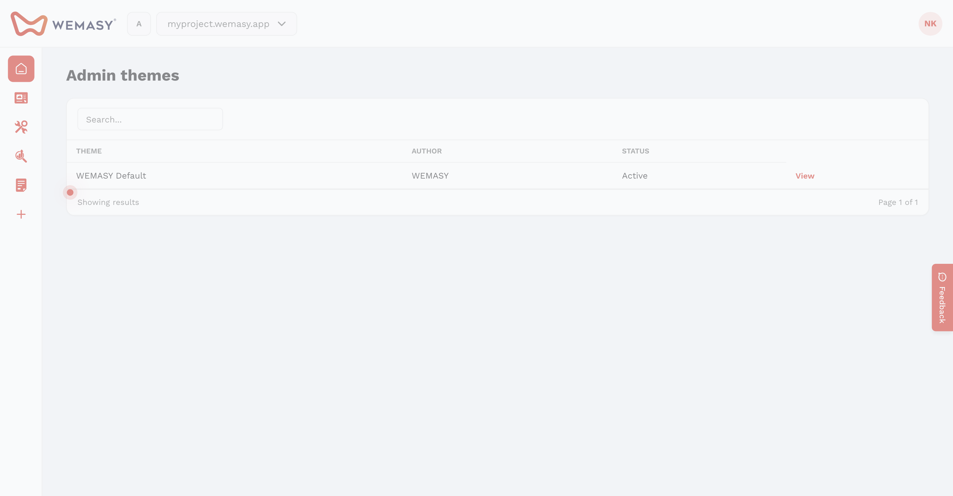 Créateur de site web : installer un thème