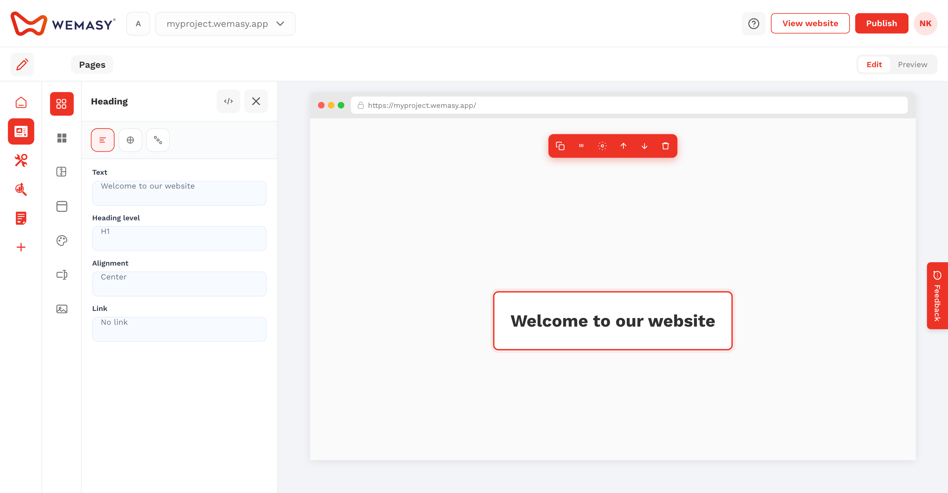 Créateur de site web : style par lien