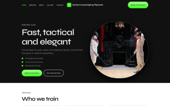 Thème Schermvereniging Riposte