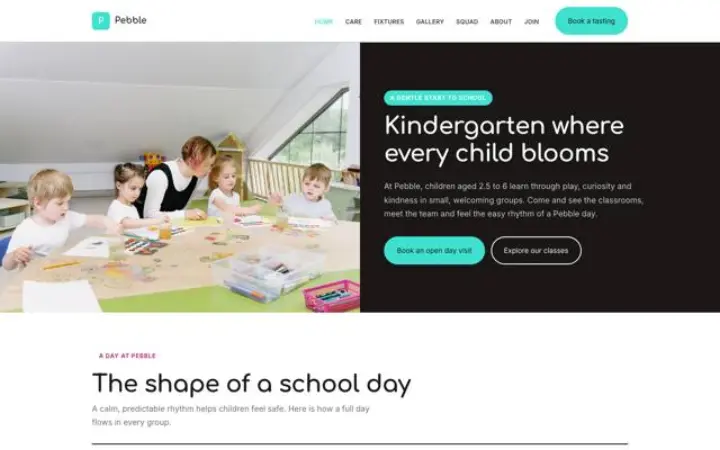 Site web pour école maternelle