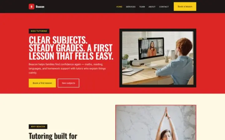 Site web pour soutien scolaire pour enfants