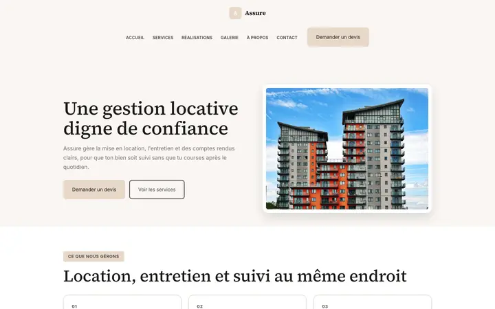 Thème Assure