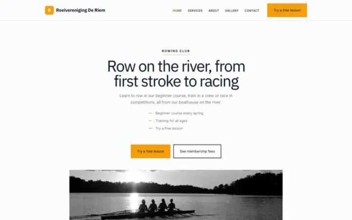 Thème Roeivereniging De Riem