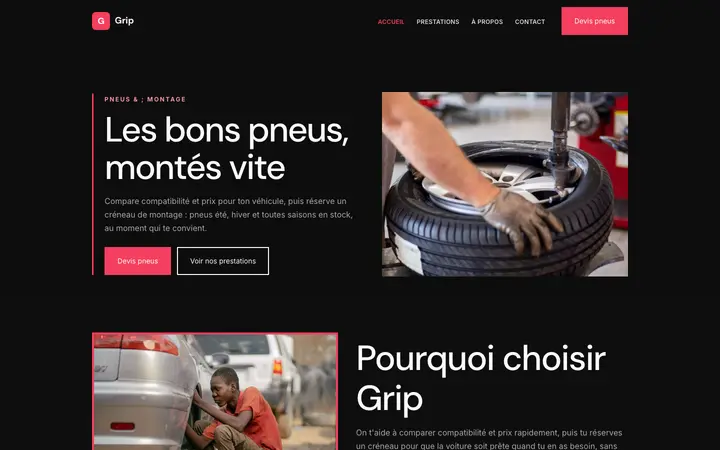 Thème Grip