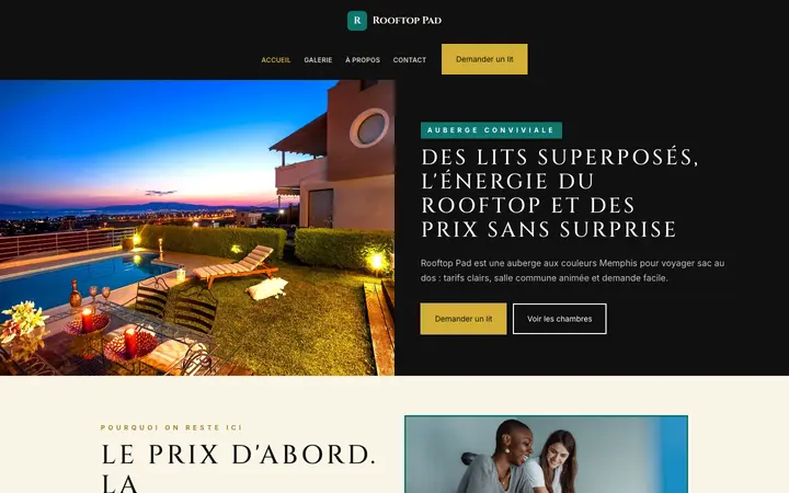 Thème Rooftop Pad