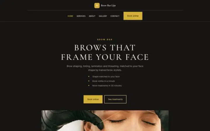 Thème Brow Bar Lijn