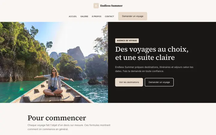 Thème Endless Summer