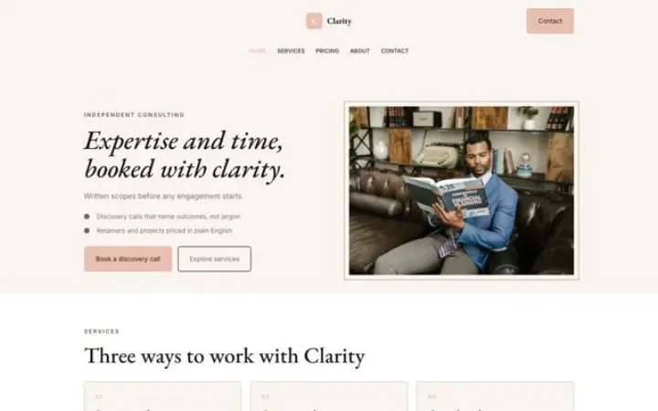 Thème Clarity