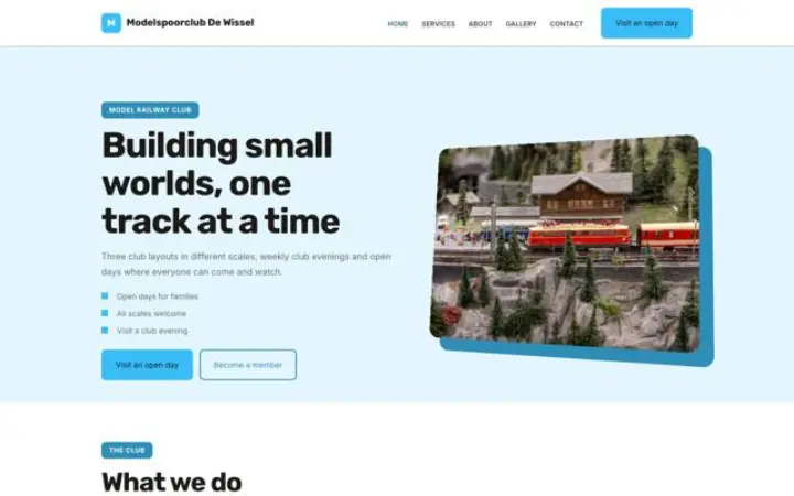 Thème Modelspoorclub De Wissel