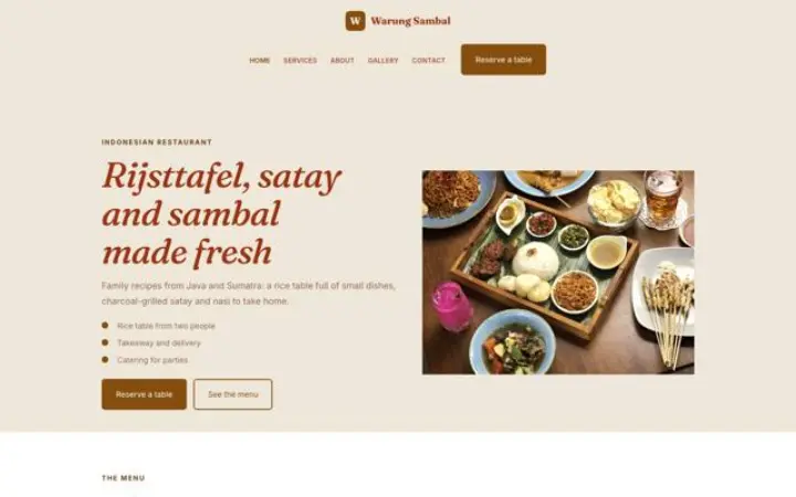 Thème Warung Sambal